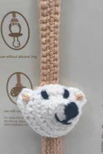 Wooden Baby Dummy Clips Teether Strap Pacifier Soother Holder Chain Shower Gifts - Image 2