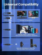 PS4 PS5 Xbox One Gaming Headset Headphones Microphone LED PC Laptop BLUE - Image 4