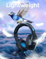 PS4 PS5 Xbox One Gaming Headset Headphones Microphone LED PC Laptop BLUE - Image 3