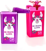 Kids School Water bottle & Snack Box Set Lunchbox Water Juice Bottle Animals - Image 3