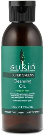 Facial Cleansing Oil Sukin Eye Eyliner Makeup Remover Sensitive Dry Skin