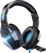 PS4 PS5 Xbox One Gaming Headset Headphones Microphone LED PC Laptop BLUE