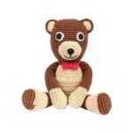 Sindibaba Handmade Rag Teddy Bears Kids Baby Boys Girls Soft Comfort Toys 30cm - Image 2