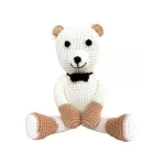 Sindibaba Handmade Rag Teddy Bears Kids Baby Boys Girls Soft Comfort Toys 30cm - Image 3