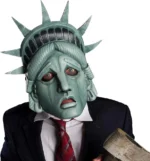 Lost Liberty Mask Full Face Halloween Fancy Dress Adult Scary Event Mask - Image 2