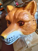 Fox Animal Mask Full Face Halloween Fancy Dress Adult Event Scary Mask - Image 2