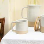 Milk Jug Juice Water Jug Ceramic Cocktails Drink Beverage Pitcher Tableware - Image 2