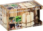 48x Wood Firelighters Eco Friendly Natural Wood & Log Burners Fire Starts