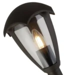 4 x Lantern Lamp Post Lights outdoor IP44 Mains powered Aluminium Dark Brown - Image 3