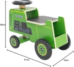 Wooden Baby Ride On Car Walker My First Ride Baby Car Push Along Ride TRACTOR - Image 2