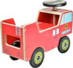 Wooden Baby Ride On Car Walker My First Ride Baby Car Push Along Ride FIRE ENGINE - Image 6