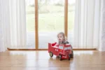 Wooden Baby Ride On Car Walker My First Ride Baby Car Push Along Ride FIRE ENGINE - Image 7