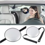 6 x Baby Car Mirror For Back Seat Adjustable Detachable Wide View Child Safety