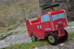 Wooden Baby Ride On Car Walker My First Ride Baby Car Push Along Ride FIRE ENGINE - Image 9