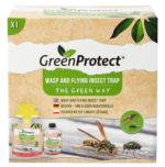 6 x Green Protect Eco Wasp & Flying Insect Trap Kit Pest Control Fly Catcher Refill Bottle - Image 2