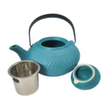 4 x BIA Stoneware Hobnail Teapot & 2 Cups Ceramic Japanese Style Kettle Turquise - Image 10