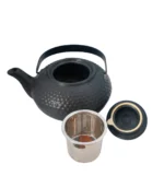 4 x BIA Stoneware Hobnail Teapot & 2 Cups Ceramic Japanese Style Kettle Black - Image 5