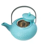 4 x BIA Stoneware Hobnail Teapot & 2 Cups Ceramic Japanese Style Kettle Turquise - Image 9