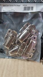 5 x Wholesale Pack Of 5 Oval Case Catches Heavy Duty Draw Latches Toolboxes Trunk - Image 2