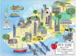 6 x Galison New York City Map 1000-Piece Jigsaw Puzzle Mind Relaxing family Fun Gift - Image 3