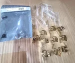 6 x Pack of 10 Select Hardware Brass Plated Gripper Catches & Screws Surface Fixing Cabinet Door Fasteners - Image 6